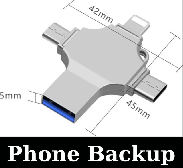 1 OTG 4 Port Phone Backup