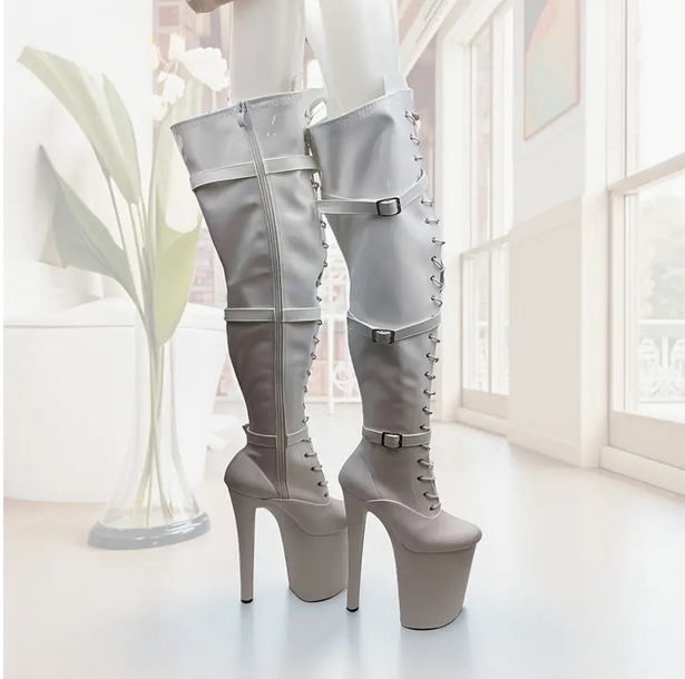 2 Women'S Ultra-High 26cm/10.2" Stiletto Boots