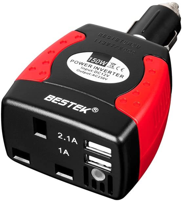 230VAC Power Inverter UK Socket for car cigarette lighter socket