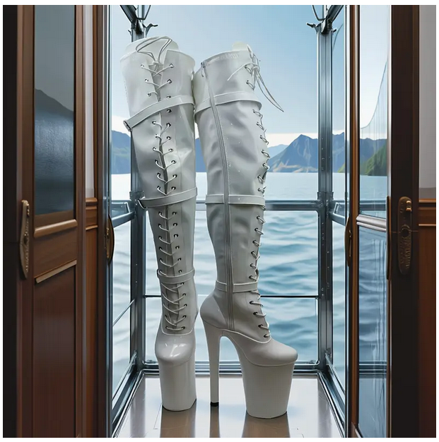 2 Women'S Ultra-High 26cm/10.2" Stiletto Boots