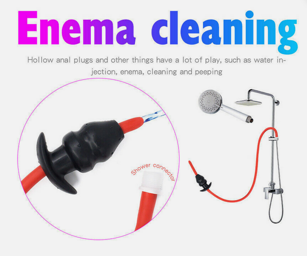 z New Electric Shock Conductive Silicones Hollow Stopper E-stim Accessory