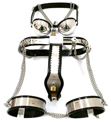 Full chastity belt for a woman
